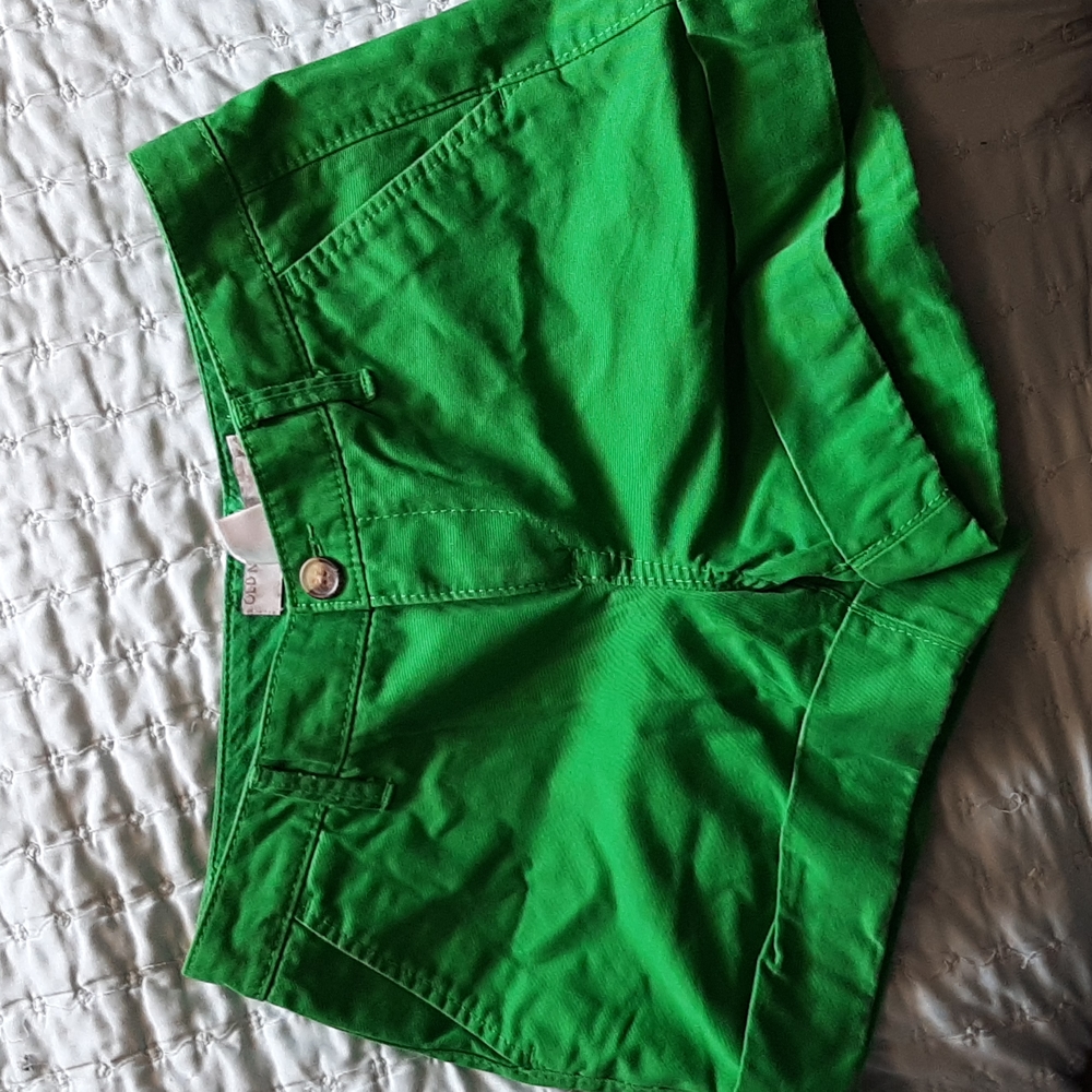 Old Navy Green Cotton Shorts